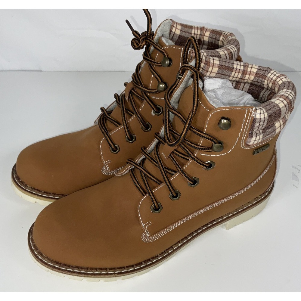 NWOB Women's Kkyc Non-Slip Outdoor Casual Hiking‎ Boot - Brown - Size 9